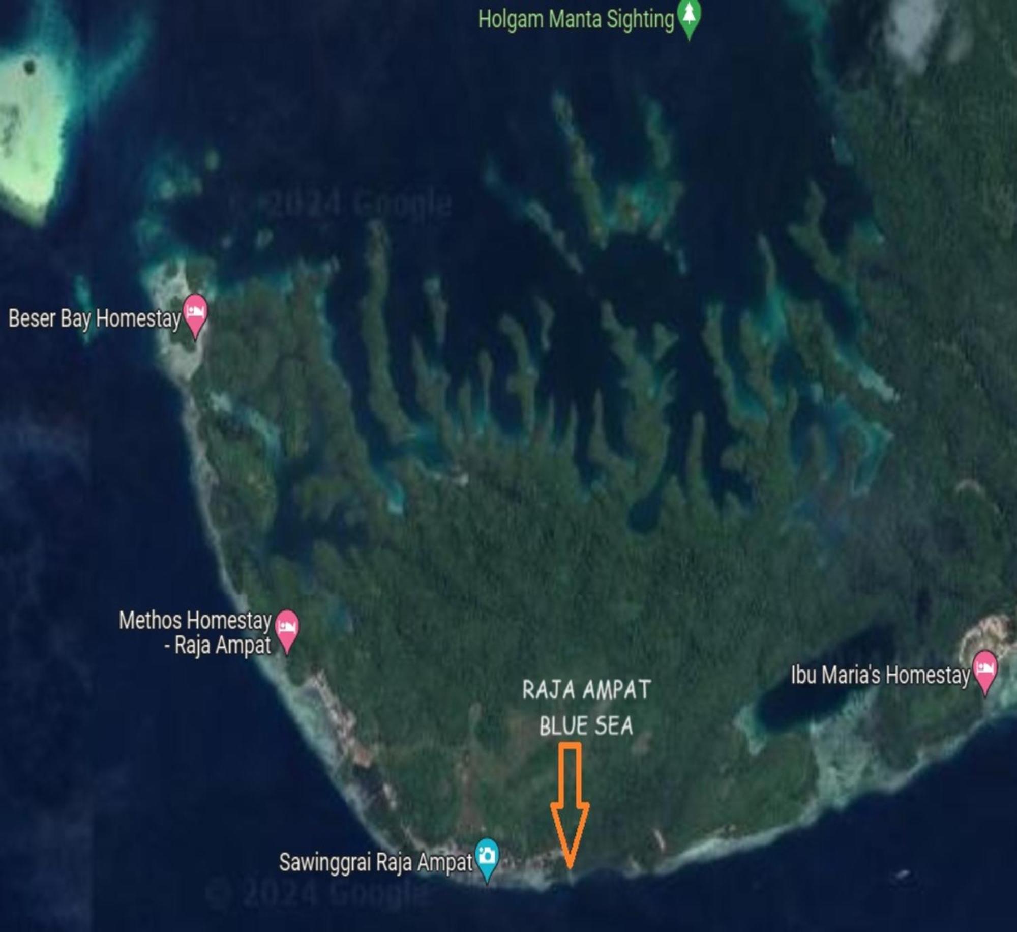 BesirRaja Ampat Blue Sea别墅 外观 照片