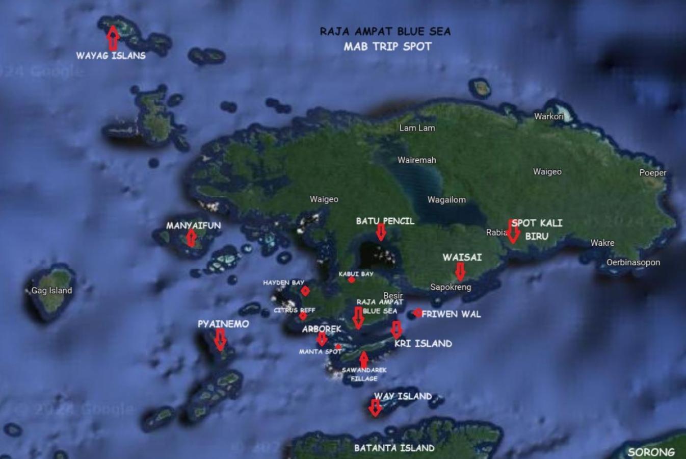BesirRaja Ampat Blue Sea别墅 外观 照片